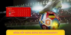 Bảng xếp hạng bóng đá hôm nay hôm qua chuẩn nhất tại Luongson
