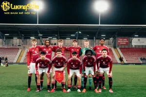 Hình ảnh đội hình trẻ Man U đầy uy tín và lực